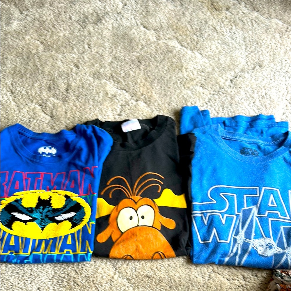 Graphic T-Shirts Set - Batman, Star Wars, Bullwinkle moose 🫎.